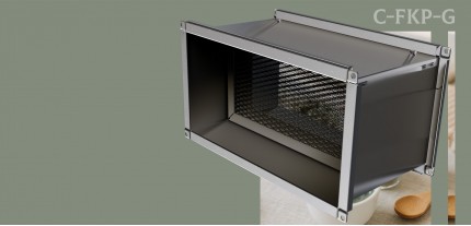 CCK TM introduced a new grease filter C-FKP-G for professional kitchen ventilation systems