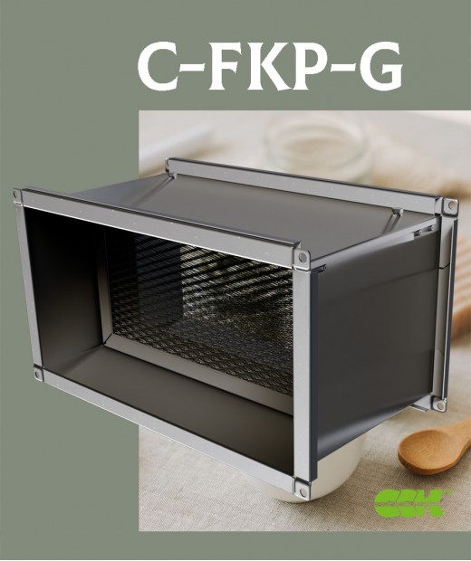 CCK TM introduced a new grease filter C-FKP-G for professional kitchen ventilation systems