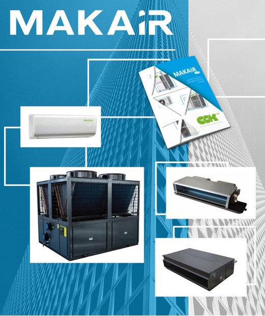 MAKAIR розширює лінійку HVAC-обладнання: у каталозі додано чилери та фанкойли