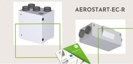 Нова вентиляційна установка з роторним теплоутилізатором — AEROSTART-EC-R