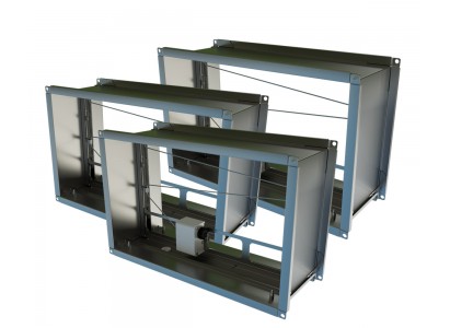Duct Section with Thermostat