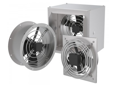 осьові канальні вентилятори